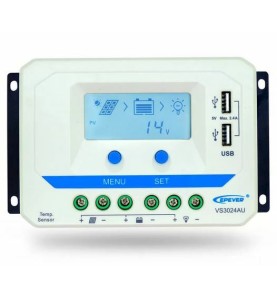 Spänningsregulator Epever PWM30A 12/24V LCD