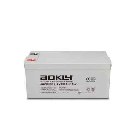AOKLY 12V 250Ah AGM-batteri