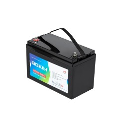 AOKLY 12V 100Ah LiFePO4-batteri