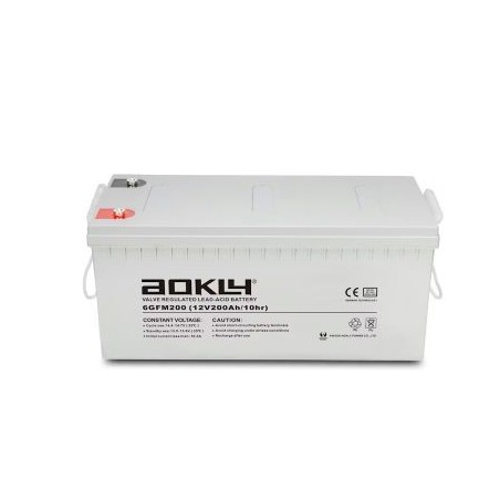 AOKLY 12V 200Ah AGM-batteri