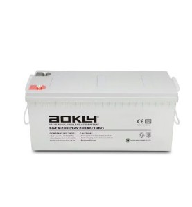 AOKLY 12V 200Ah AGM-batteri