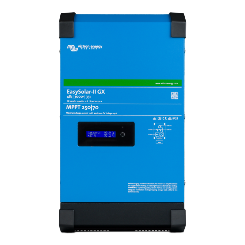Victron EasySolar-II 48/3000/35-32 MPPT 250/70 GX Inverter/Laddare Victron EasySolar-II 48/3000/35-32 MPPT 250/70 GX Inverter/Laddare